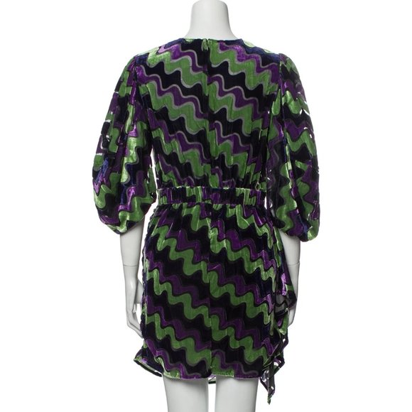 RHODE Pia Printed Mini Dress Size: M - Picture 8 of 8